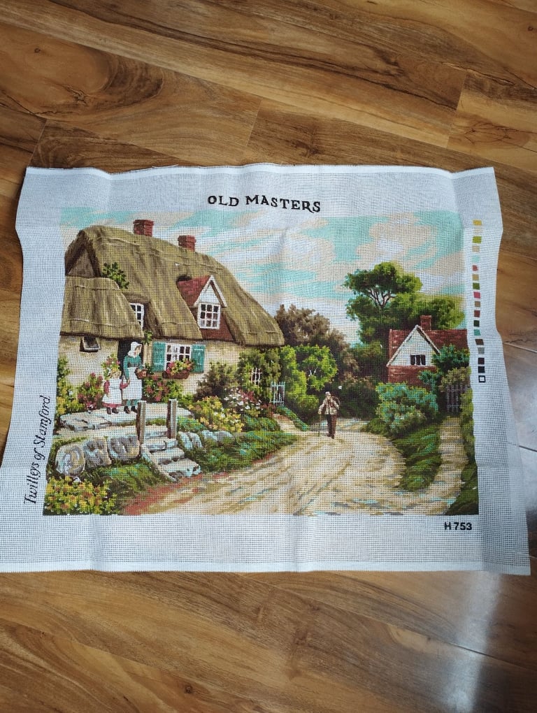 Vintage Twilleys Old Masters Country Cottage Tapestry H753 NEW