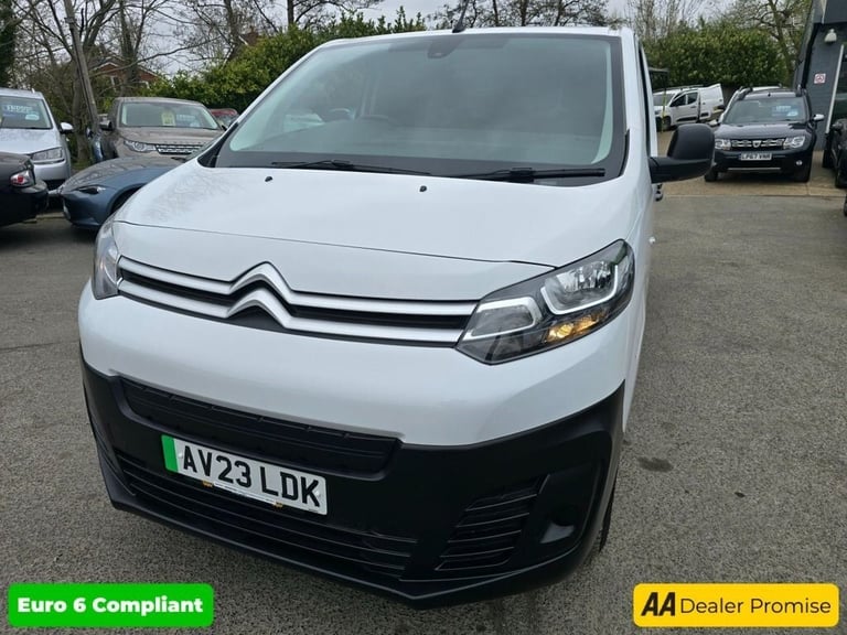 2023 Citroen Dispatch E 1000 75 kWh Enterprise M in white, 12,000 miles, full service history, 1 ...