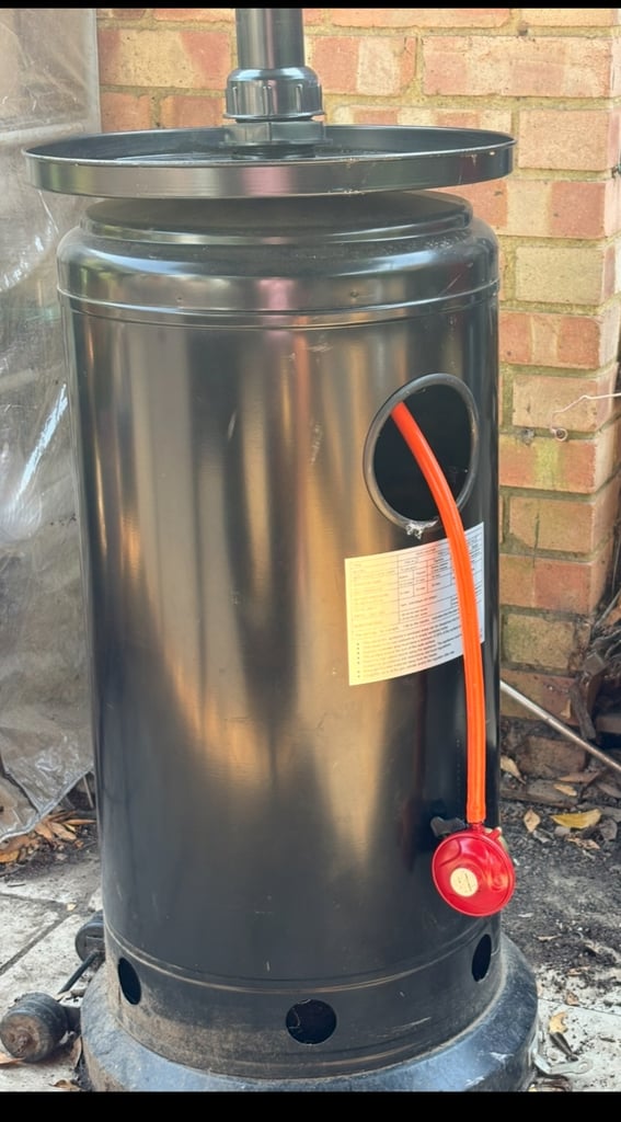 Outdoor patio gas heater