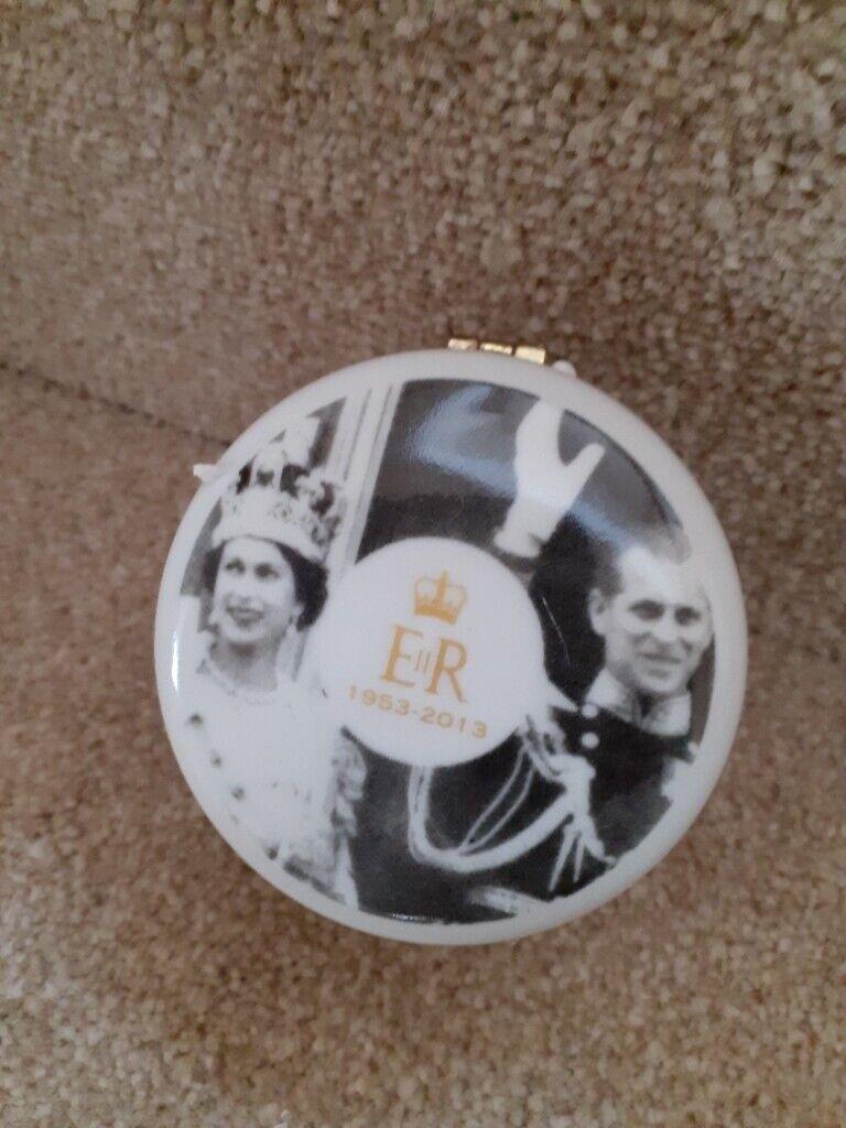 image for Coronation Trinket Box 1953 - 2013. REDUCED