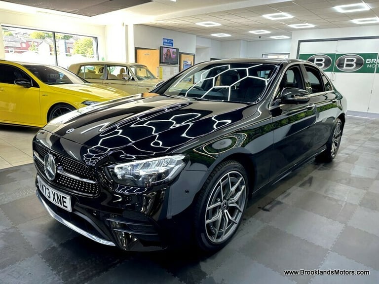 Mercedes E Class E 400 D 4MATIC AMG LINE PREMIUM [3X MERCEDES SERVICES, SAT NAV,