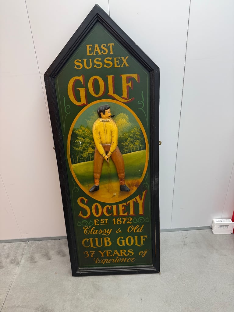 image for East Sussex Golf Society Wooden sign