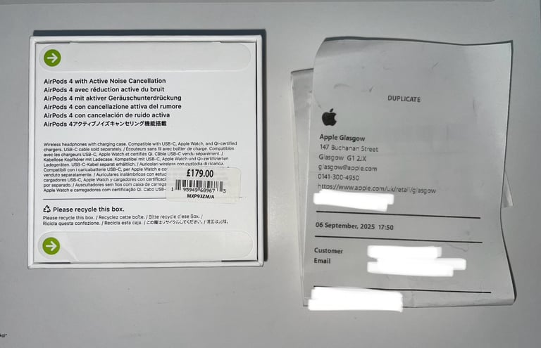 Brand New Apple AirPods 4 With Active Noise Cancelation 