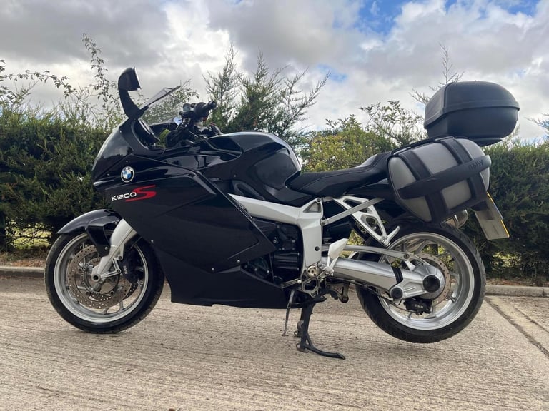 2007 07 BMW K1200S K 1200 S K1200 SPORTS TOURING CLEAN BLACK NEW MOT LUGGAGE