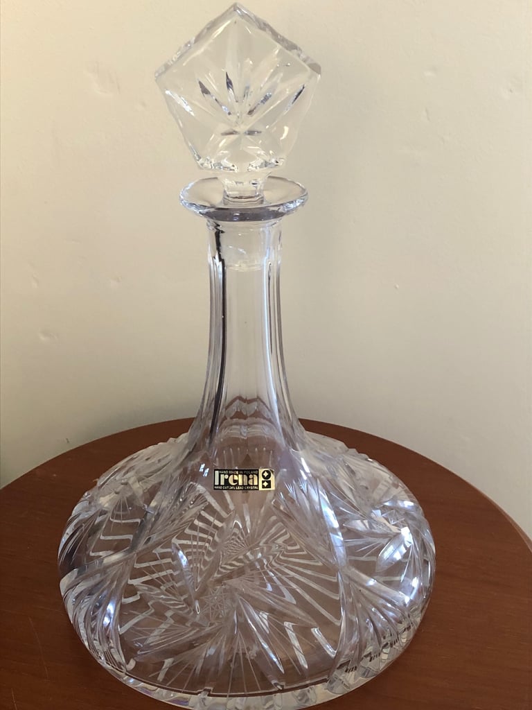 Lead Crystal Whisky Decanter 