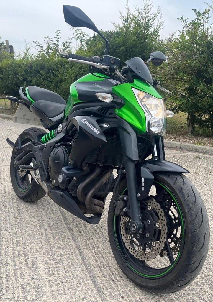 2016 66 KAWASAKI ER 650 FFF ABS ER6N ER6 ER-6N NAKED BLACK CLEAN LOW MILES