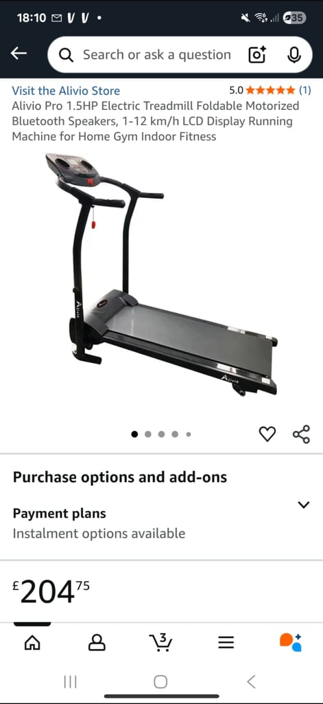 image for Compact treadmill 