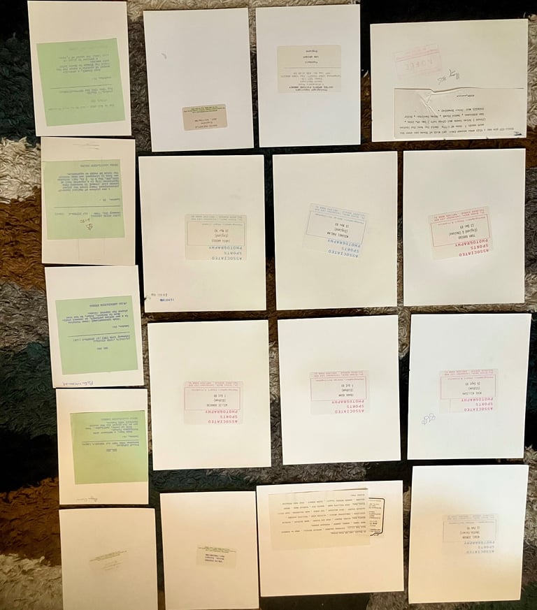 Original press photos - football 