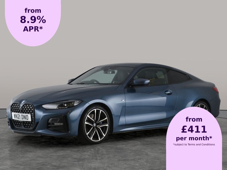 2021 BMW 4 Series 2.0 430i M Sport Coupe 2dr Petrol Auto Euro 6 (s/s) (258 ps) - 19IN 797 ALL Cou...