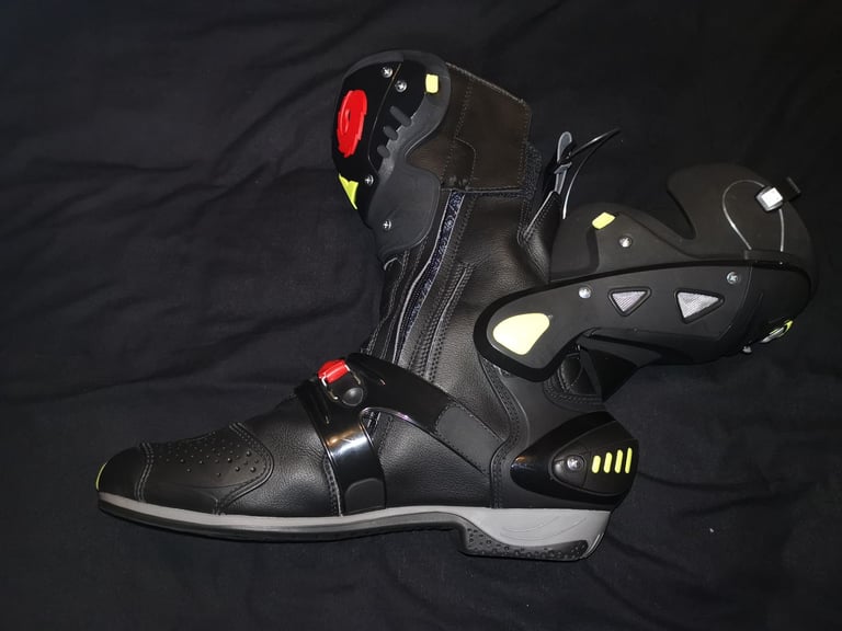 SIDI Vortice Motorbike Motorcycle Race Boots Size 12.5