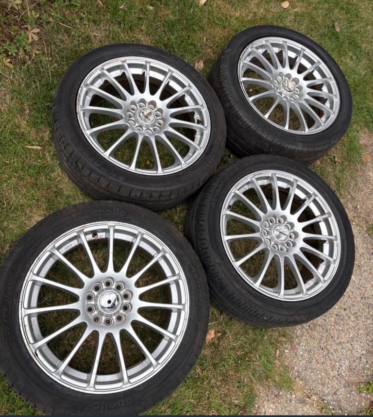 17” 5x108 Ford Focus Kuga Mondeo Alloy Wheels Alloys With Tyres Rims Calibre