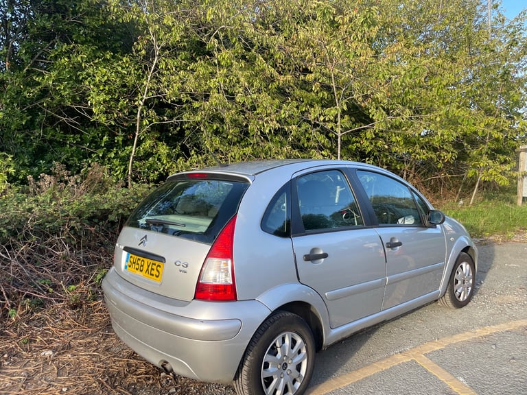 CITROEN C3 1.4 VTR 58 REG SILVER 5 DOOR MOT APRIL 17TH 2026 SPARES OR REPAIRS 45+MPG 