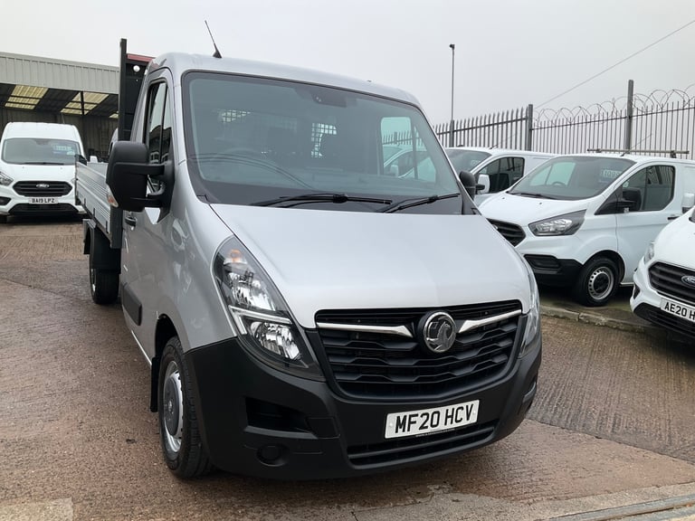 2020 VAUXHALL MOVANO 3500 L2 2.3 TURBO D 135 BHP FWD SINGLE CAB ALLOY TIPPER