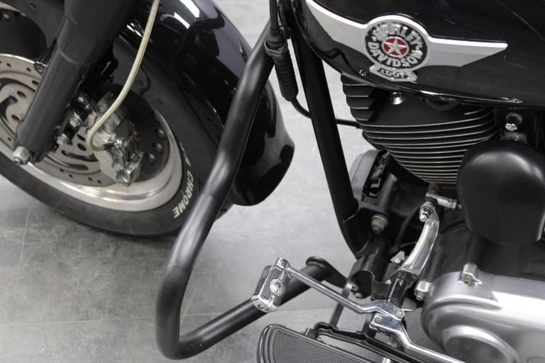 2010 Harley-Davidson FLSTFB Softail Fat Boy Special in Vivid Black