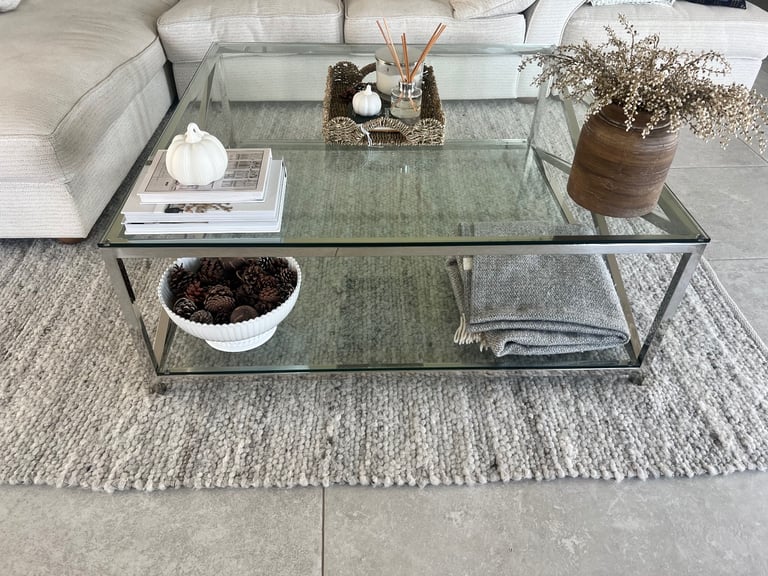 Neptune Manhattan Large Glass Coffee Table