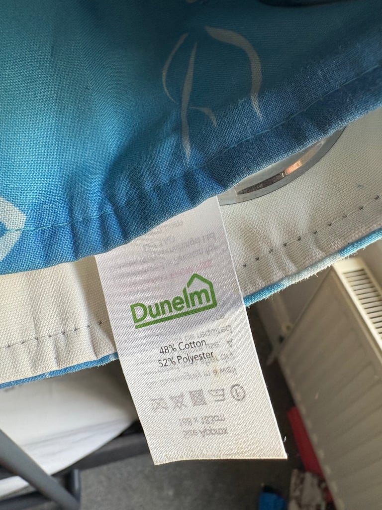 Two sea design curtains 