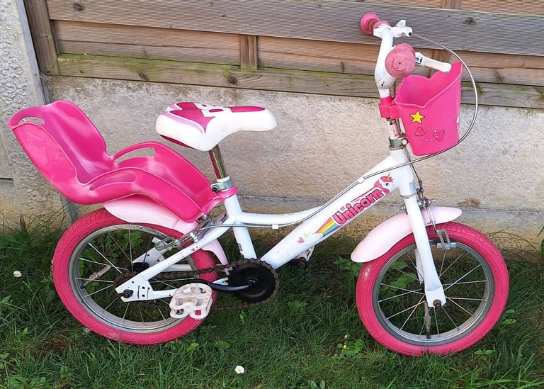 image for 14in wheels girl bike good condition please read 