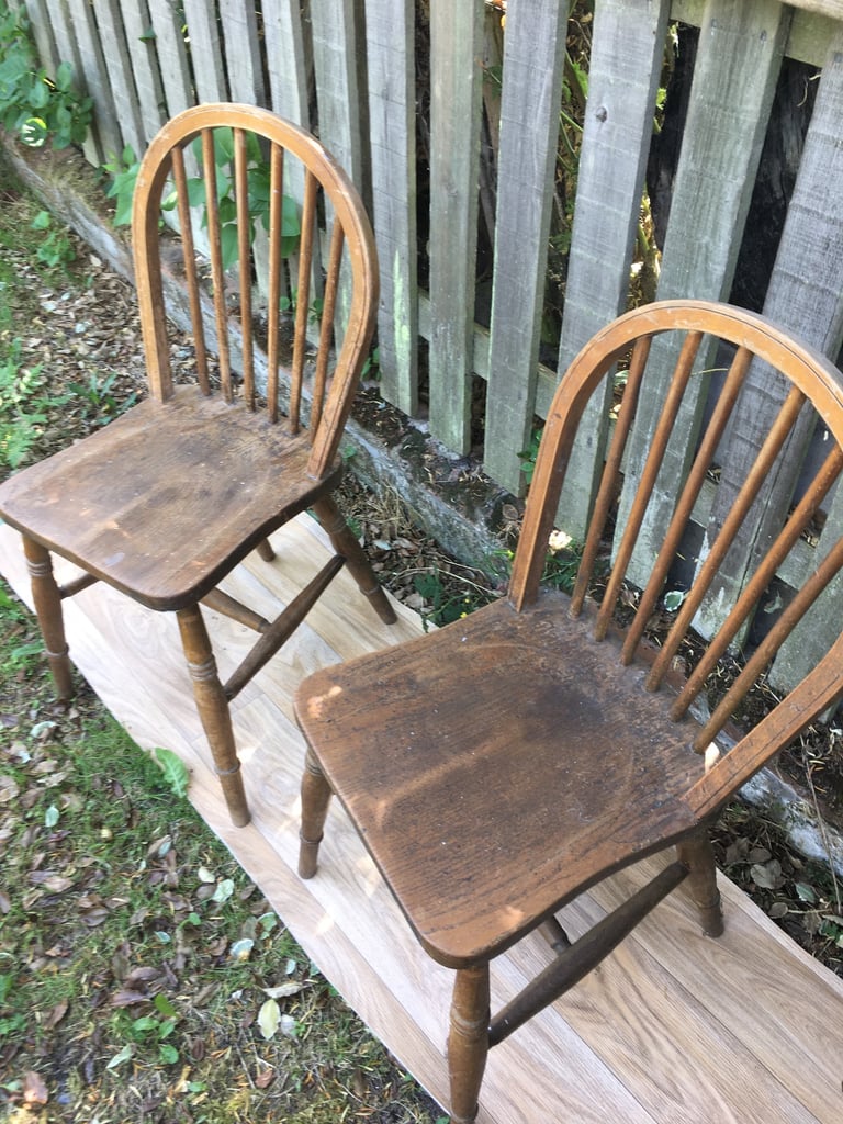 image for 2 wooden chairs