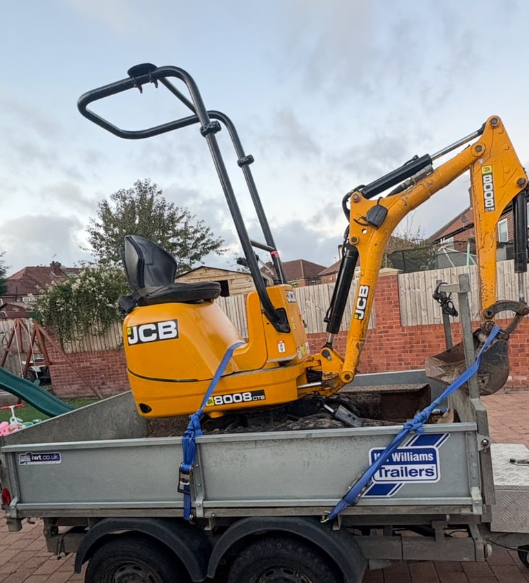 image for Jcb Digger & Dumper & IFOR Williams tipping trailer 