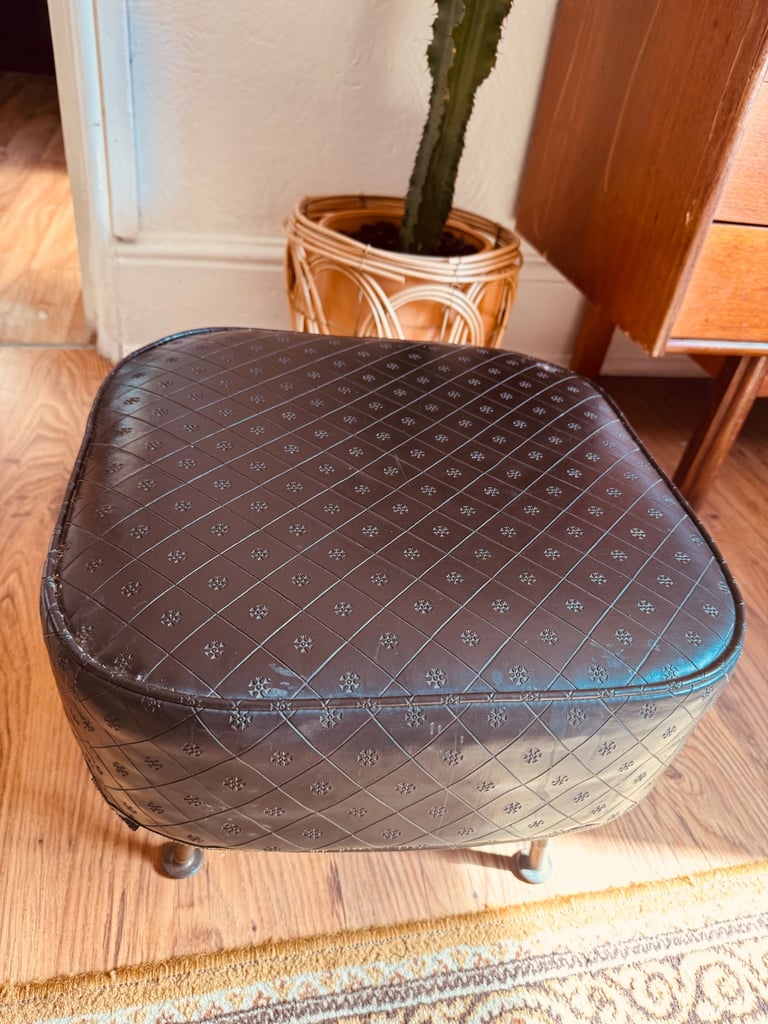 Mid century footstool 