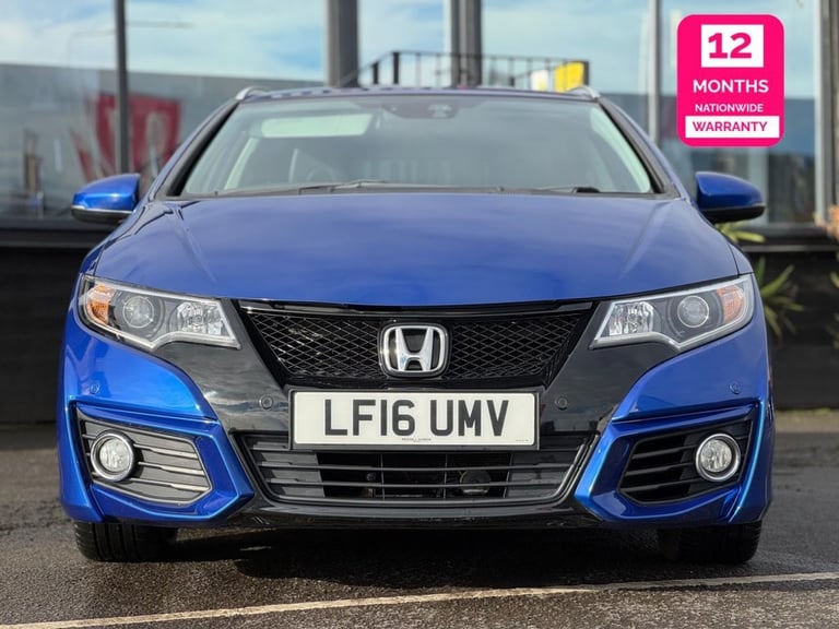 image for 2016 Honda Civic 1.6 i-DTEC SR Tourer 5dr Diesel Manual Euro 5 (s/s) (120 ps) Estate Diesel Manual