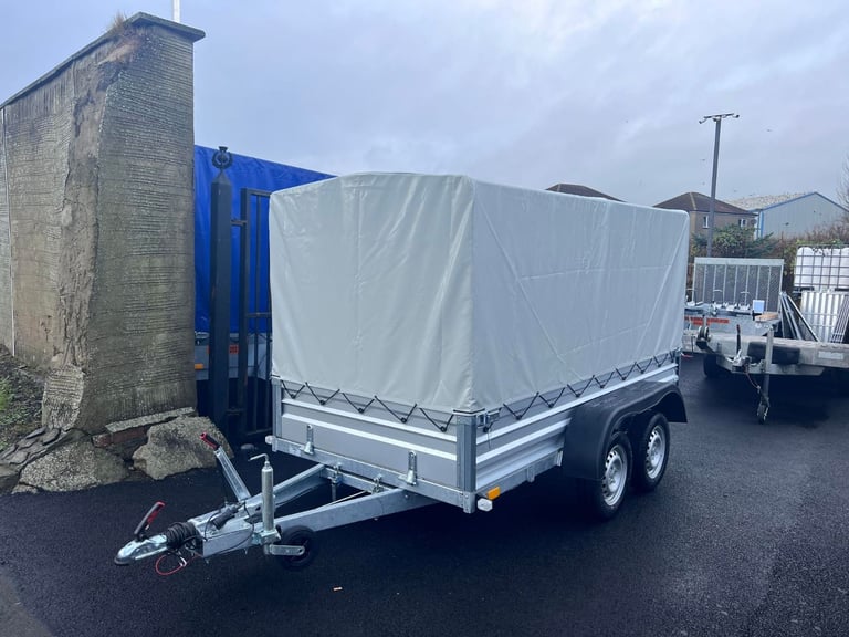 image for Brand New 10ft x 5ft Twin Axle With Frame And Cover 1300KG Braked