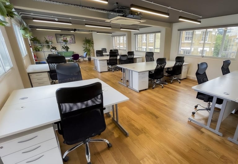 Furnished offices to rent in *Shoreditch*. Office Spaces for 3 to 65 desks EC1