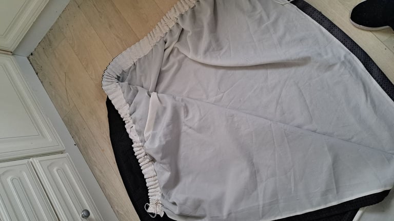 Black curtains 