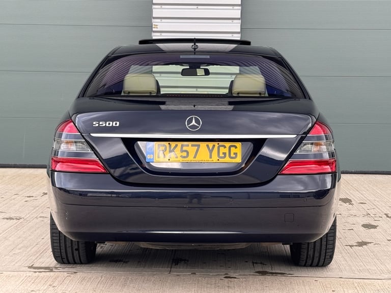 MERCEDES-BENZ S500 5.5 V8 PETROL AUTO 5DR SALOON 2007 [57] BLUE