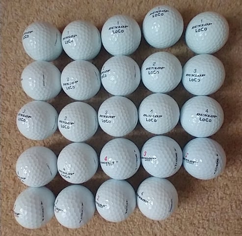 Dunlop x24 - mixed spec golf balls | in Wimbledon, London | Gumtree