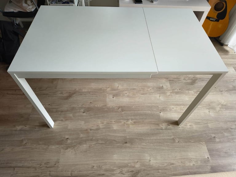 IKEA VANGSTA Extendable Dining Table, White 80/120x70 cm