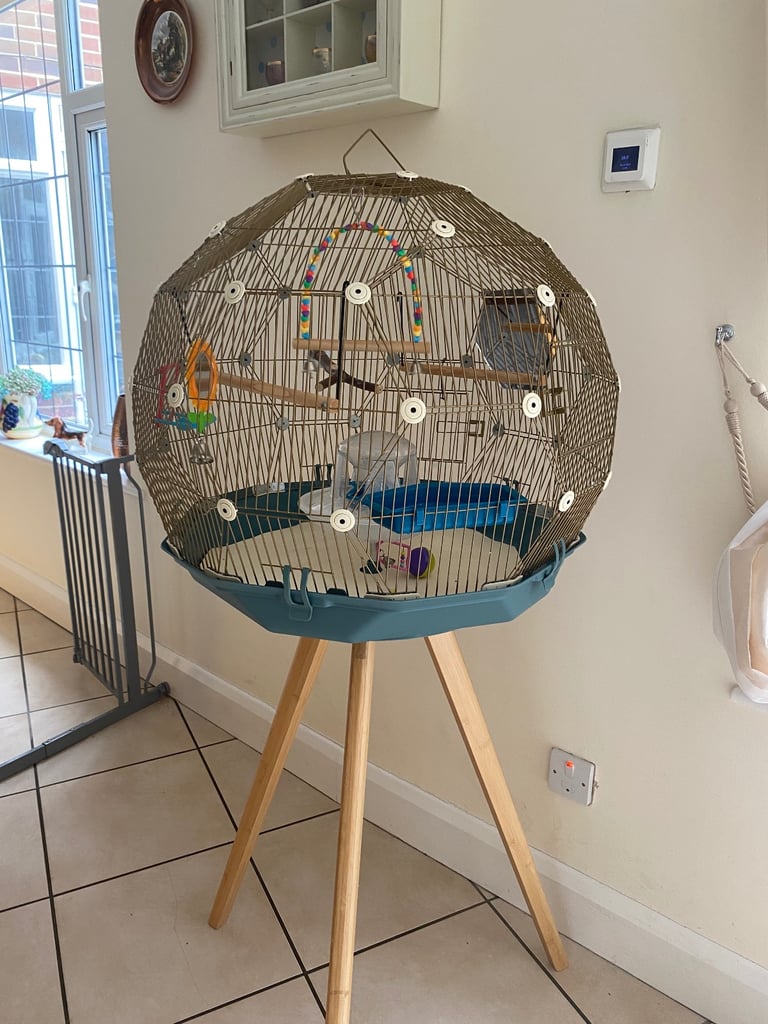Bird cage by Omlet. 