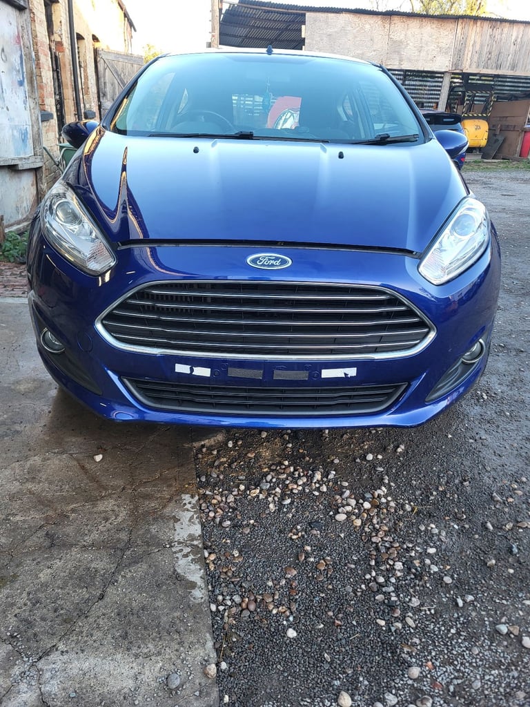 image for 2015 ford fiesta mk7.5 facelift complete blue front end package 