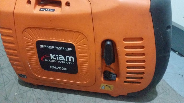 kiam 240v km2000i generator ready for use 