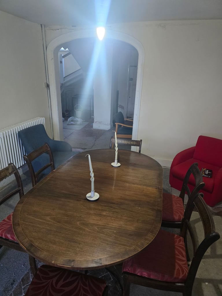 Mahogany Dining table and chairs