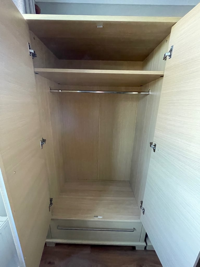 Wardrobe with matching cupboard