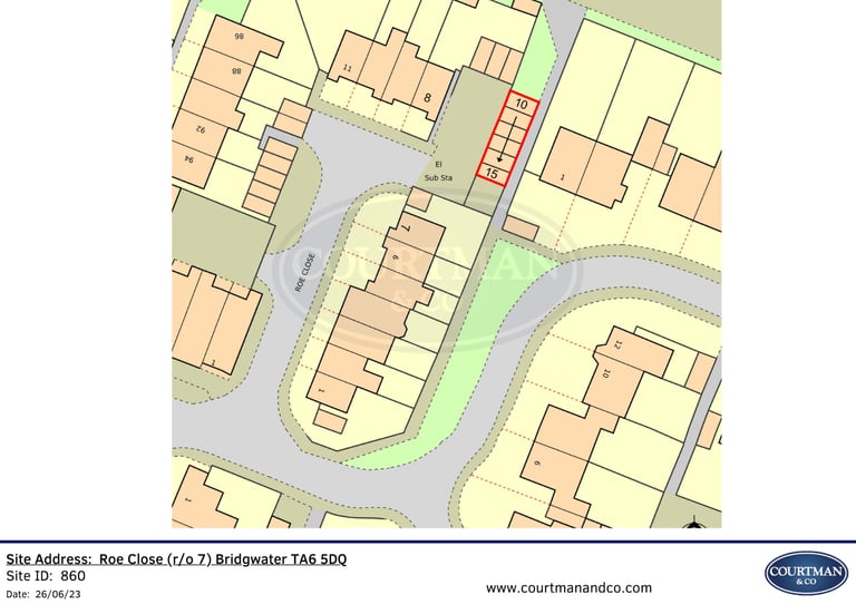 Garage/Parking/Storage to rent: Roe Close (r/o 7)Bridgwater, TA6 5DQ