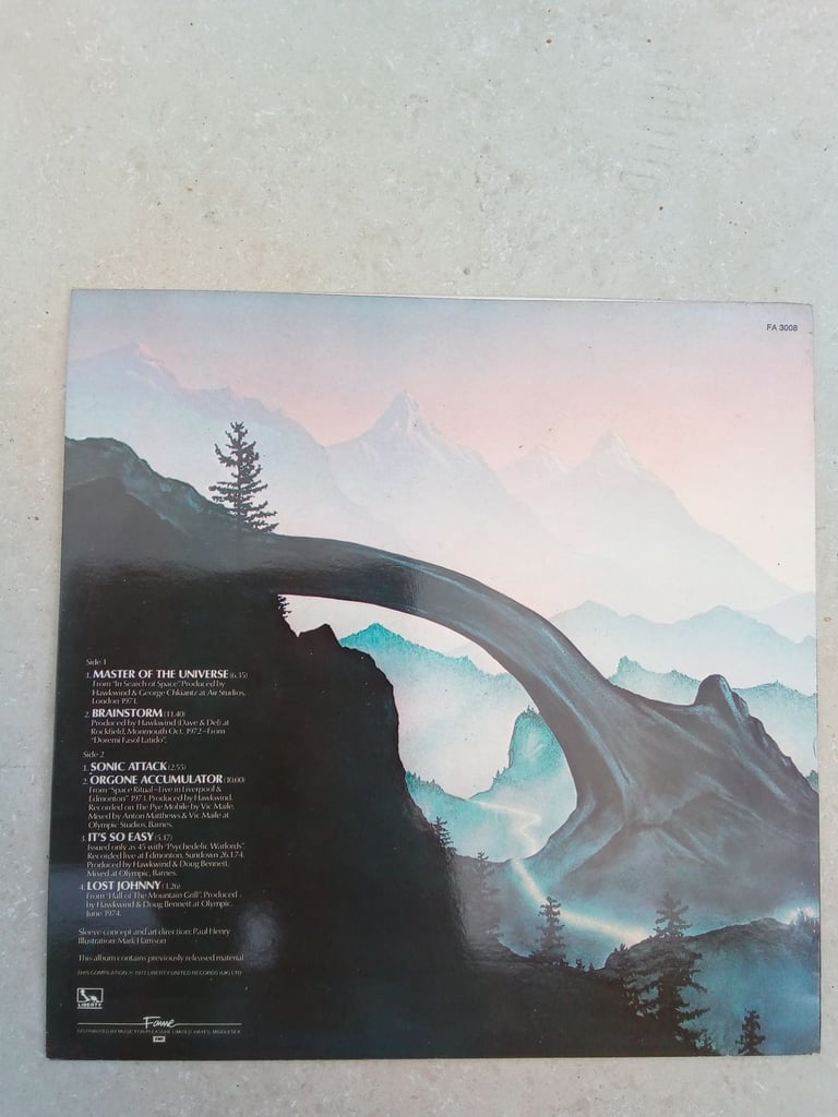 Hawkwind-Masters Of The Universe-vinyl LP-Fame