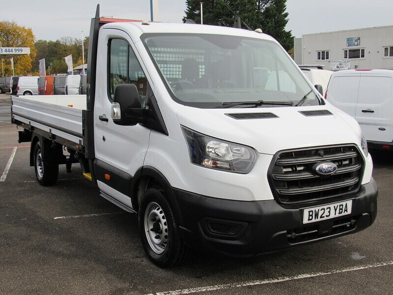 2023 Ford Transit 350 EcoBlue Leader L4 XLWB Dropside Euro 6 1 owner from new 2.0 2dr Chassis Dro...