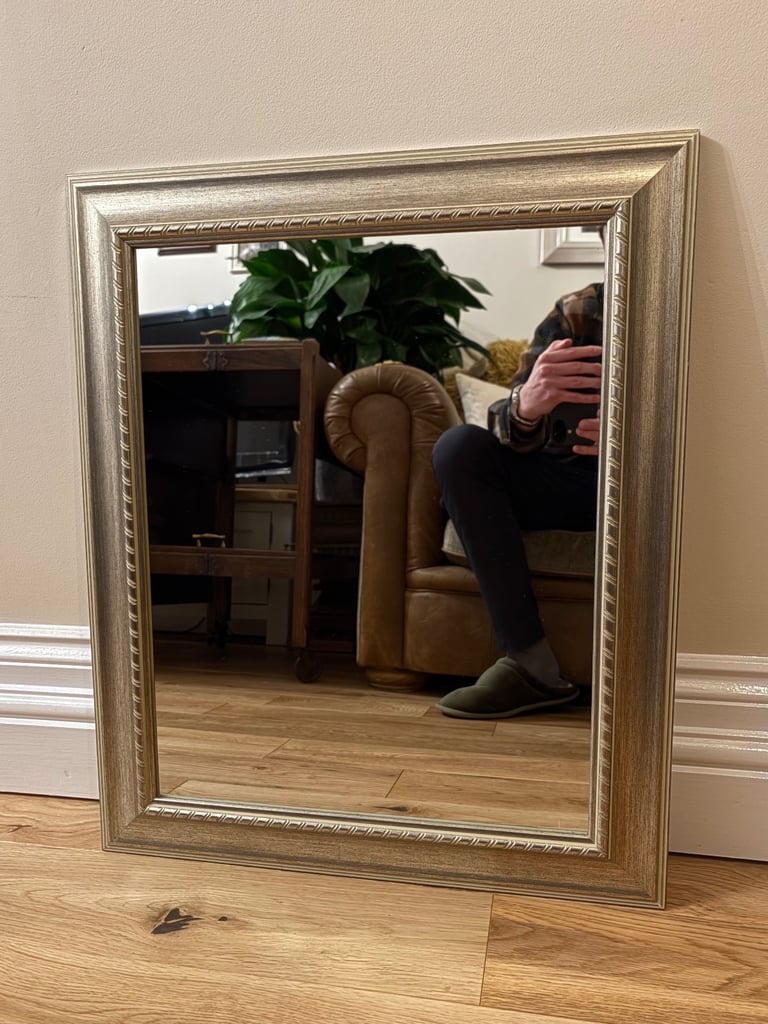 image for Vintage Gold Framed Wall Mirror