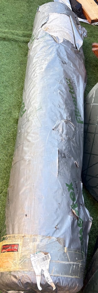 Rolls of brand new white membrane for sale £250 