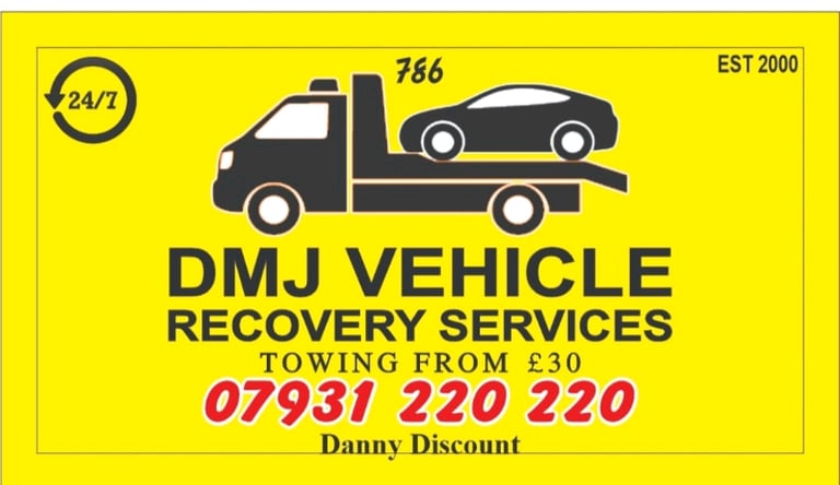 DMJ VEHICLE RECOVERY SERVICES, RECOVERY SERVICE FROM £30 LOCAL