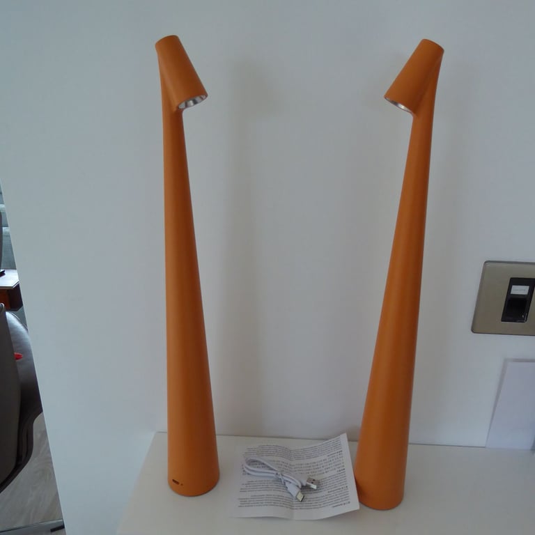 image for 2 x Nordic minimalist design mood lamps | Cordless | LED | Reading lamp | Table lamp - NEW