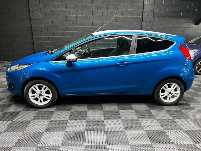 2016 Ford Fiesta 1.25 82 Zetec Blue 3dr HATCHBACK Petrol Manual