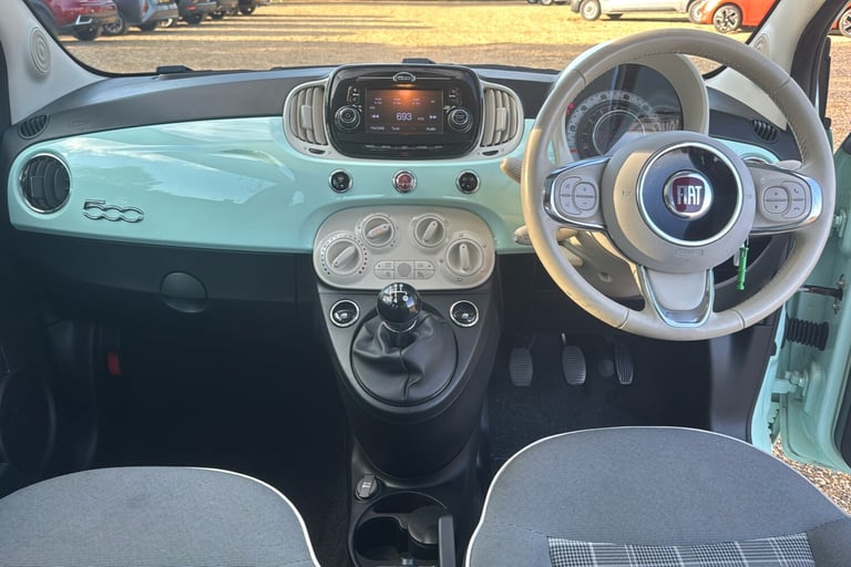  Fiat 500 1.2 Lounge Hatchback 3dr Petrol Manual Euro 6 s/s 69 Bhp Petrol
