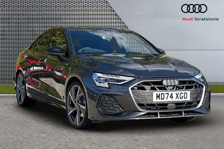 2025 Audi A3 35 TFSI Black Edition 4dr S Tronic Saloon Petrol Automatic