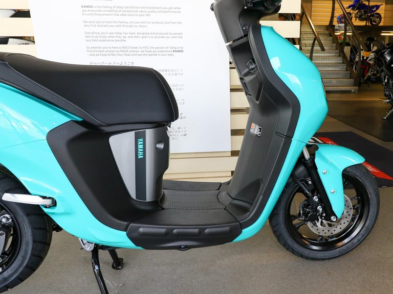 IN STOCK NOW! - NEW Yamaha NEO's Electric Scooter. (Aqua) £3,100 On The Road
