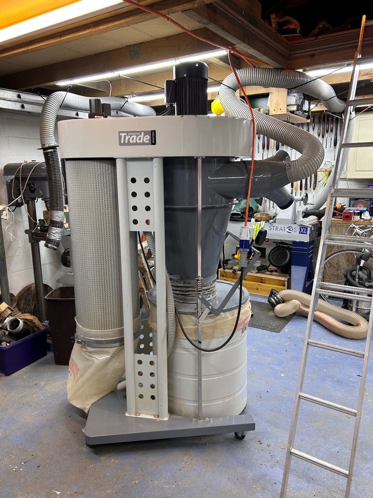 Cyclone Dust Extractor for workshop - Axminster Trade rated AT357CEH