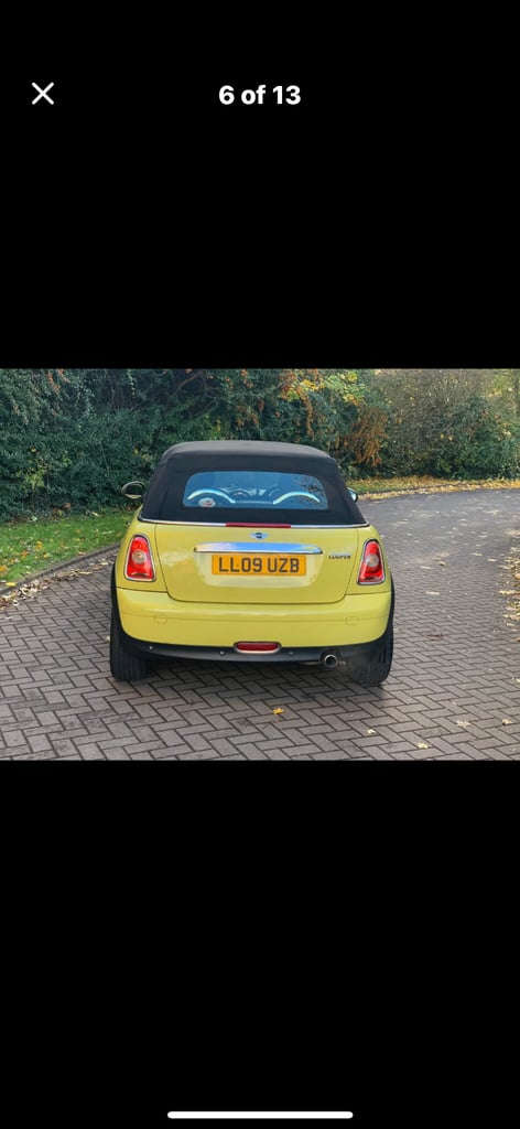 Mini Cooper convertible 