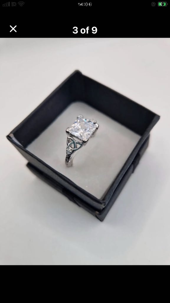 Contemporary Square Cut Ring 